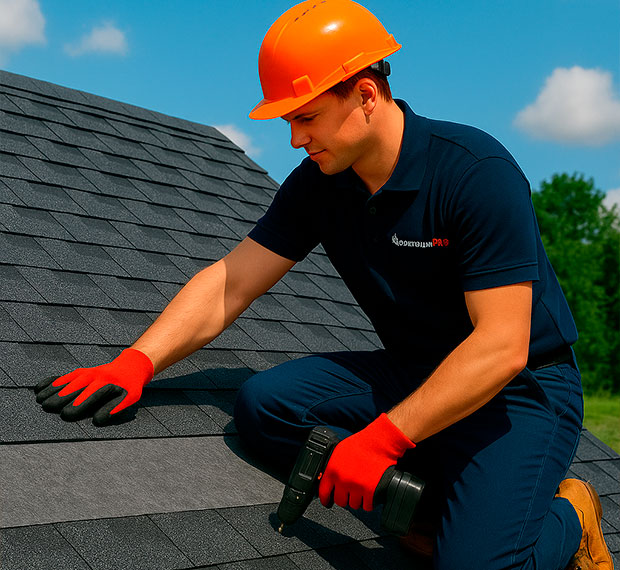 Монтаж мягкой кровли в Каслях