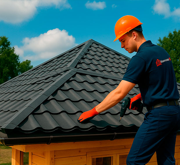 Вальмовая крыша под ключ в Каслях